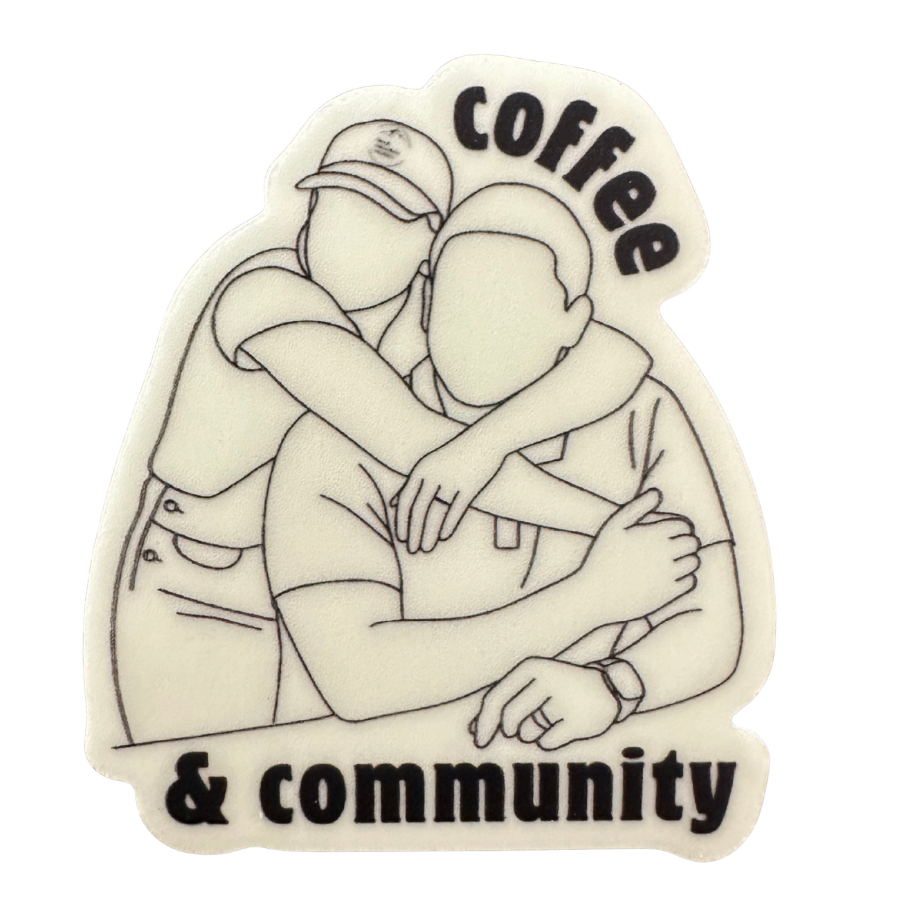 Sticker - Glow in the Dark - Coffee & Community