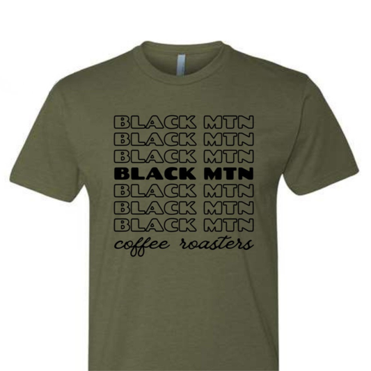 Black Mountain Roasters: The Stacked Tee | Green