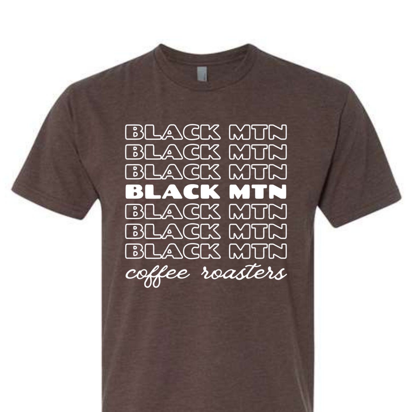 Black Mountain Roasters: The Stacked Tee | Brown